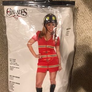 Sexy firefighter role play Halloween costume